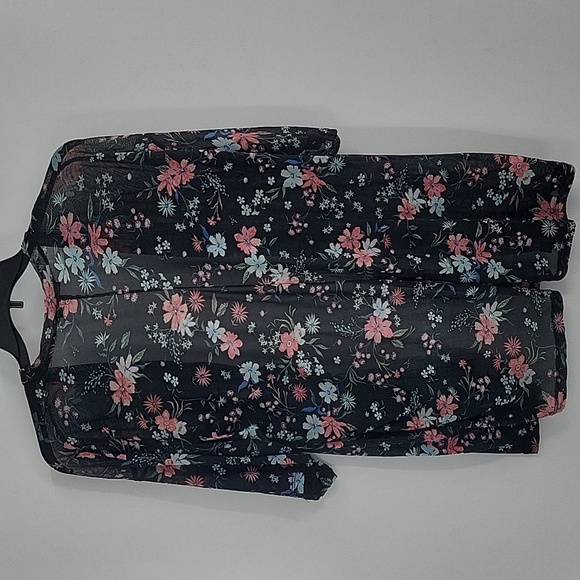 Lane Bryant Floral Sheer Jacket - Picture 11 of 15